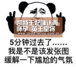 凯特王妃确认再怀孕 英王室将迎新成员_乐竞app(图1) 乐竞app